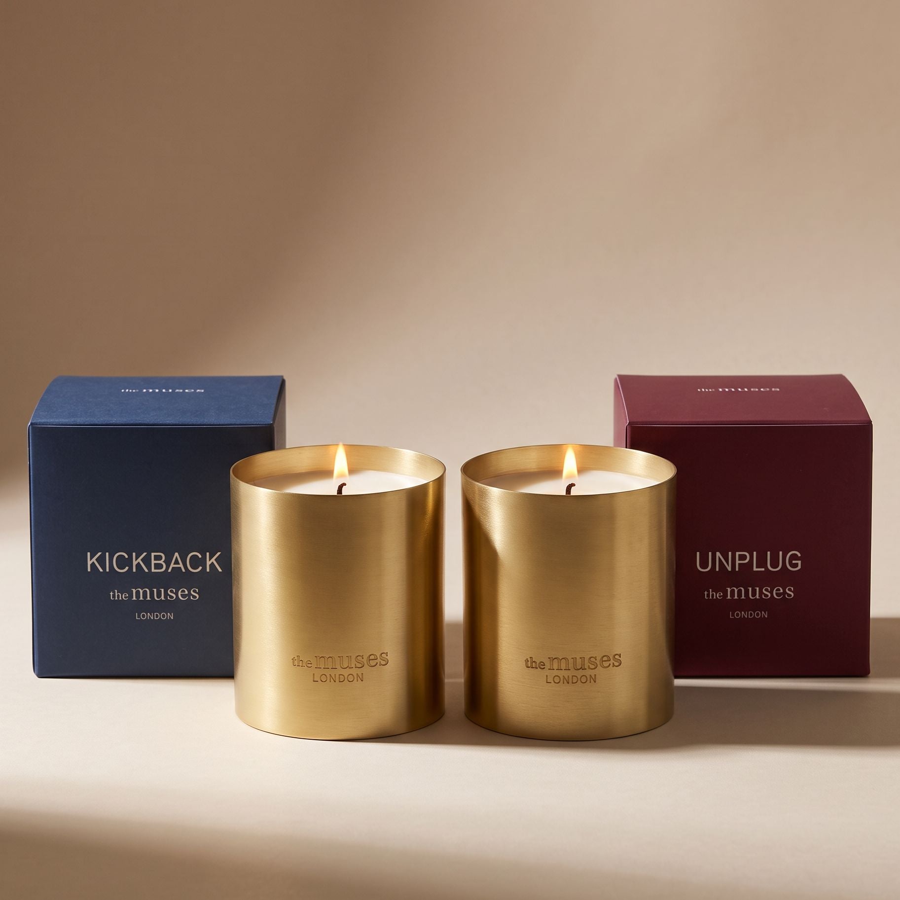 Kickback and Unplug Candle Set