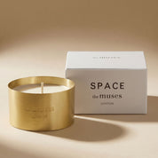 The Muses small Space scented candle oakmoss candle