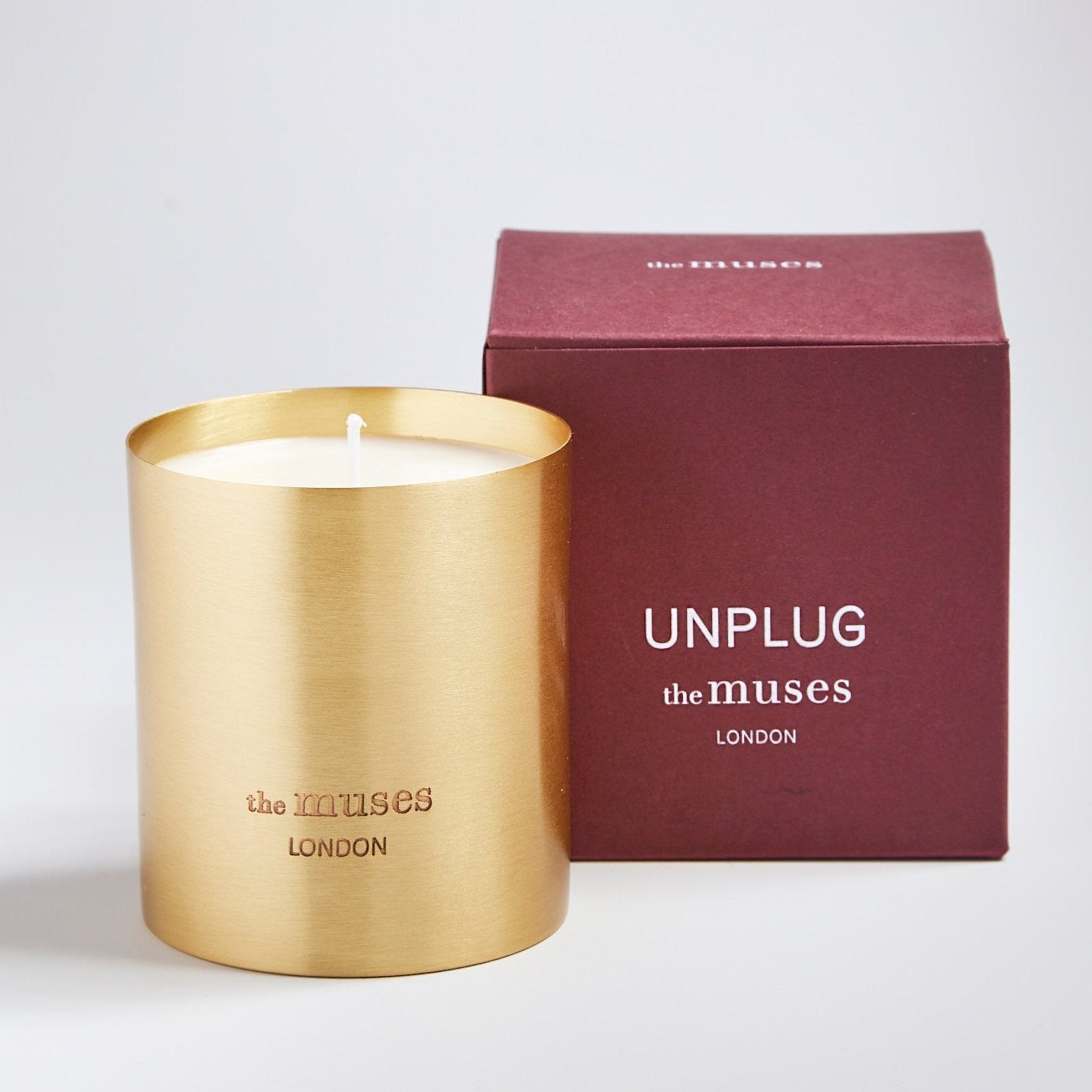 The Muses Unplug Scented Candle