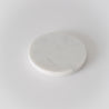 Pure marble lid/ coaster to fit 220g natural wax candle. Top view