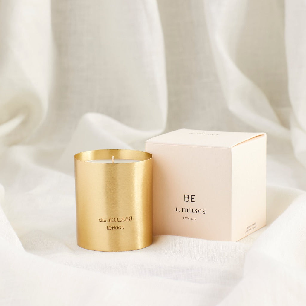 The Muses BE candle with box